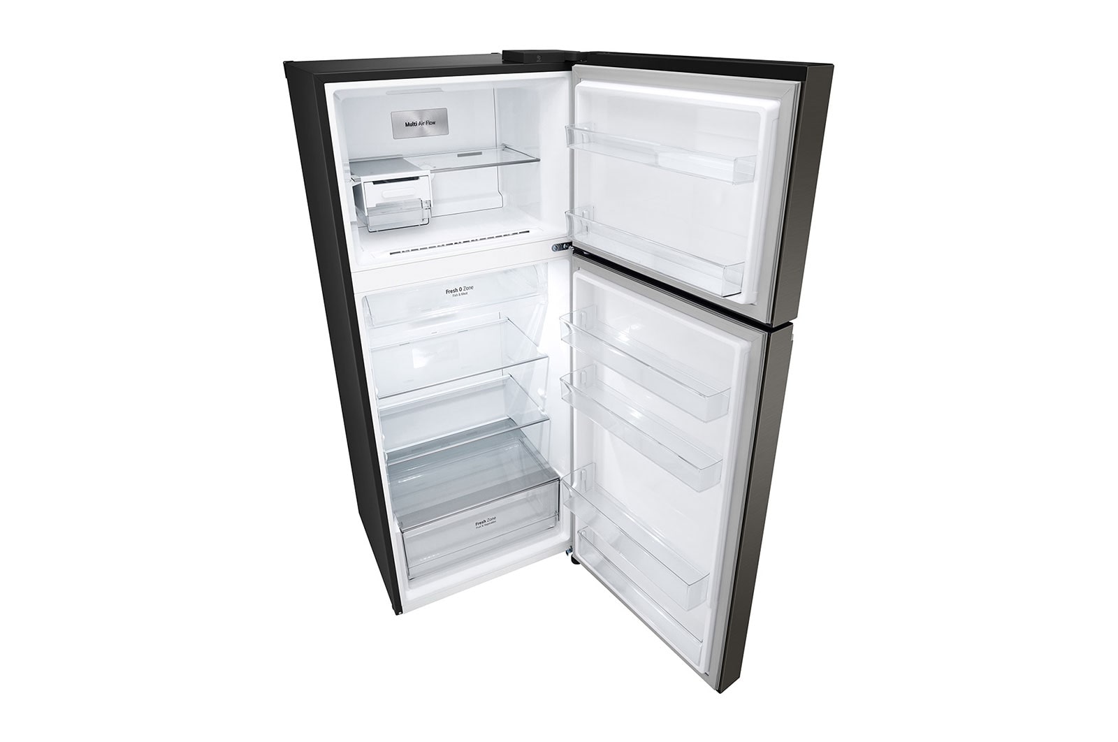 LG 395 L Top Freezer with Inverter Compressor in Black Steel, GT-B3952BL