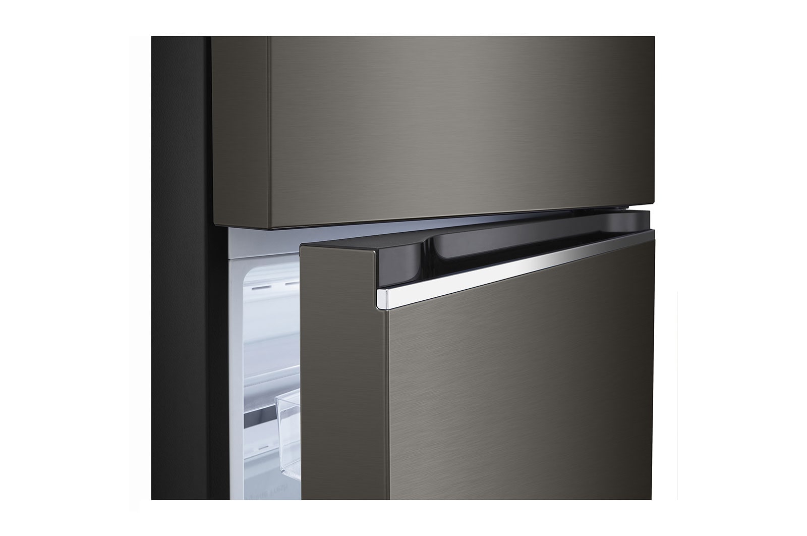 LG 395 L Top Freezer with Inverter Compressor in Black Steel, GT-B3952BL