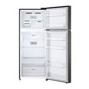 LG 395 L Top Freezer with Inverter Compressor in Black Steel, GT-B3952BL