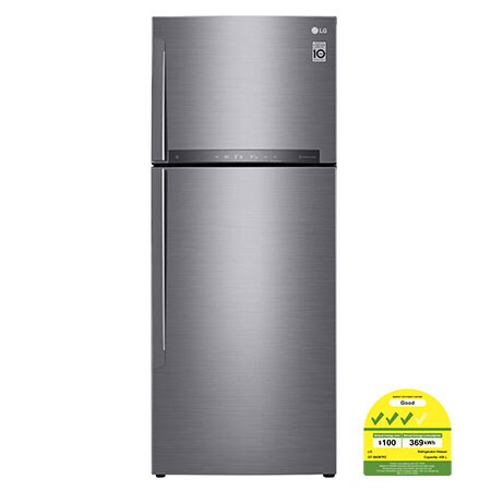 438L Top Freezer in Platinum Silver | LG Singapore