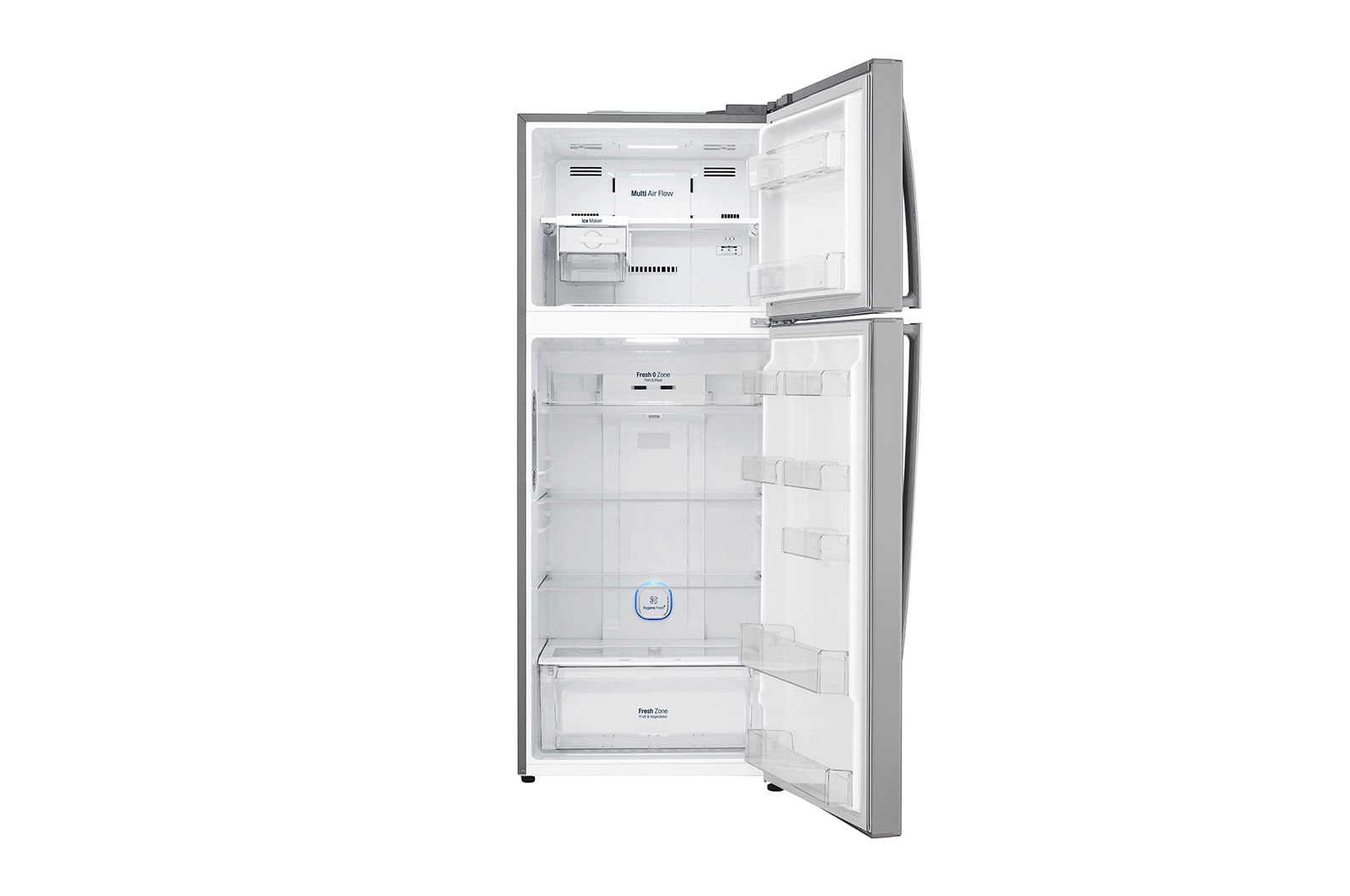 LG 438L Top Freezer with Inverter Linear Compressor in Platinum Silver, GT-B4387PZ