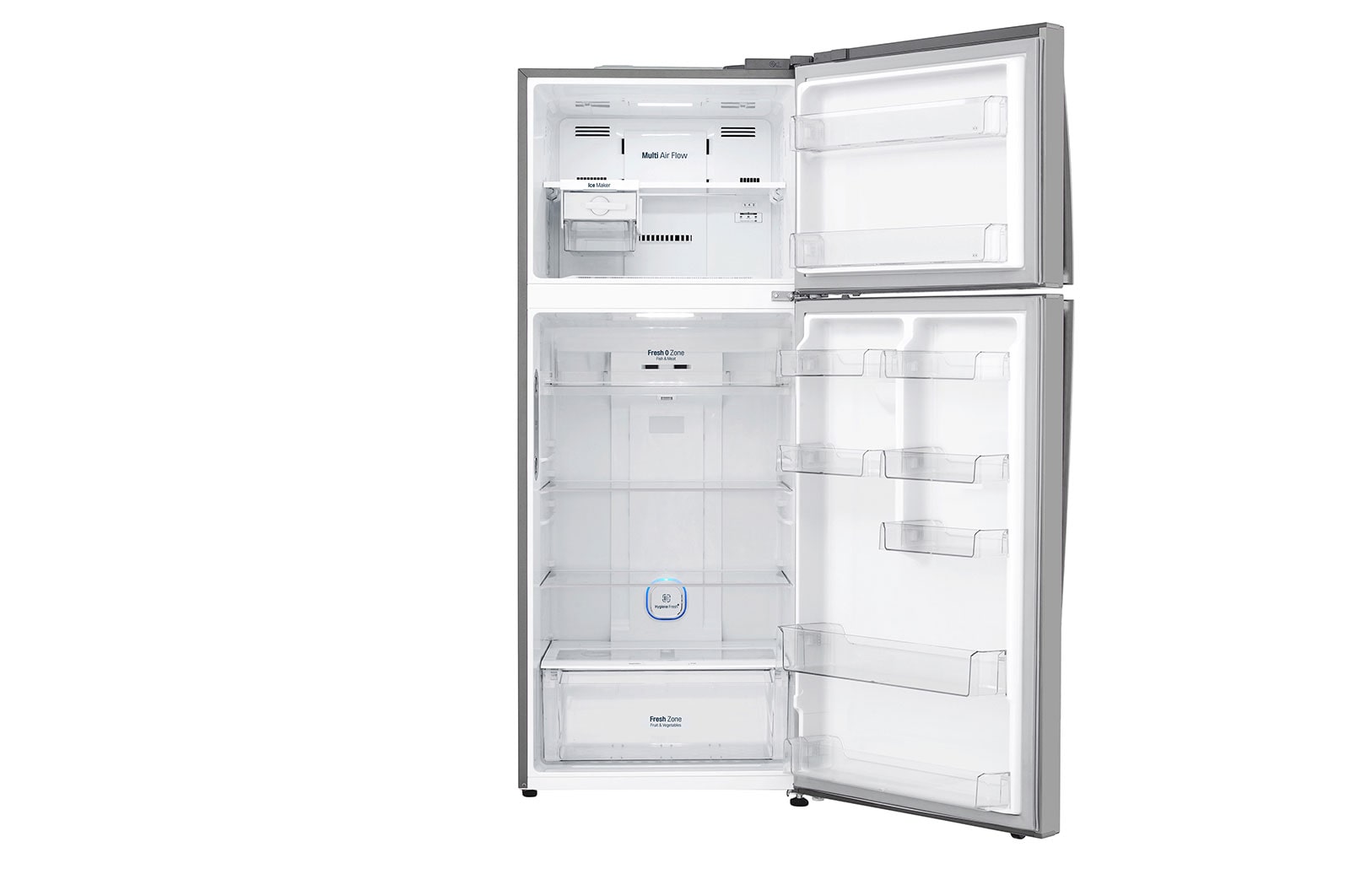 LG 438L Top Freezer with Inverter Linear Compressor in Platinum Silver, GT-B4387PZ