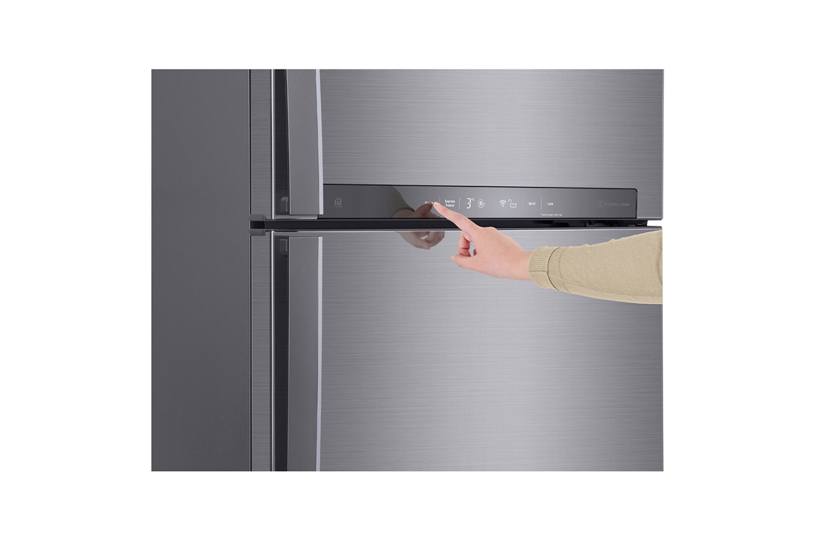 LG 438L Top Freezer with Inverter Linear Compressor in Platinum Silver, GT-B4387PZ