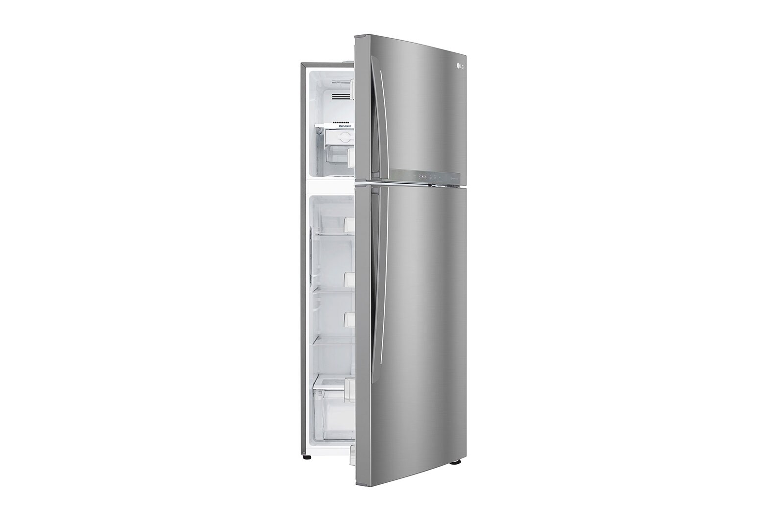 LG 438L Top Freezer with Inverter Linear Compressor in Platinum Silver, GT-B4387PZ