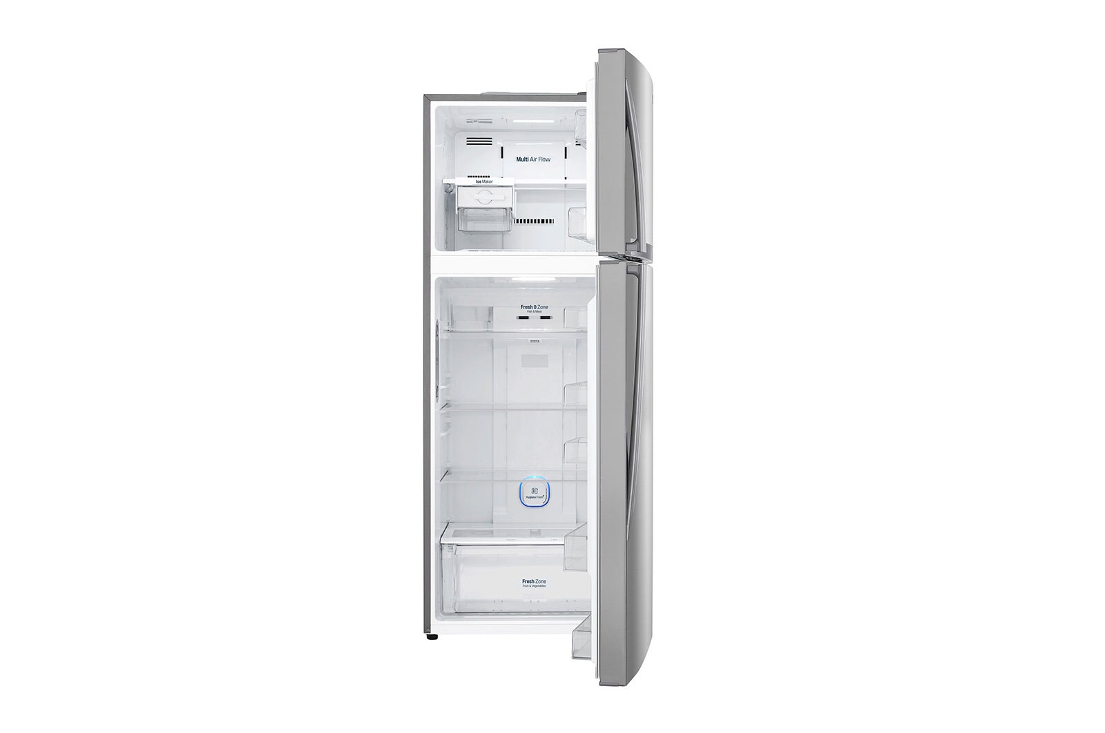 LG 438L Top Freezer with Inverter Linear Compressor in Platinum Silver, GT-B4387PZ