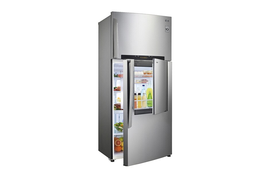 LG 441L Platinum Silver Top Freezer with Door-in-Door® - GT