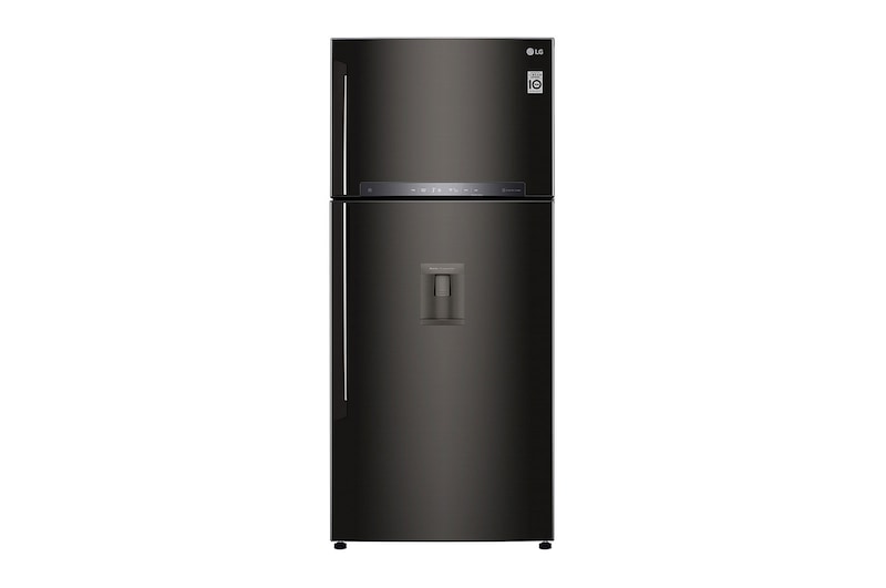LG 478 L Top Freezer with Inverter Compressor in Black Steel, GT-F4781BL