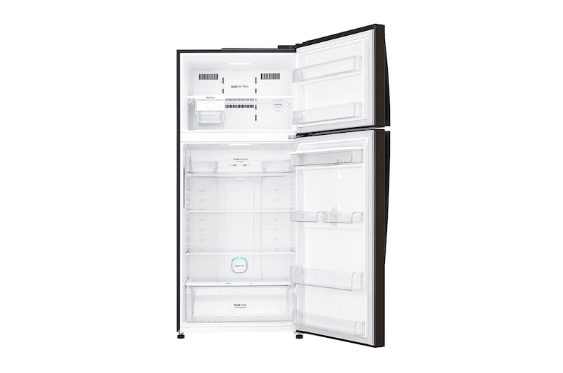 LG 478 L Top Freezer with Inverter Compressor in Black Steel, GT-F4781BL