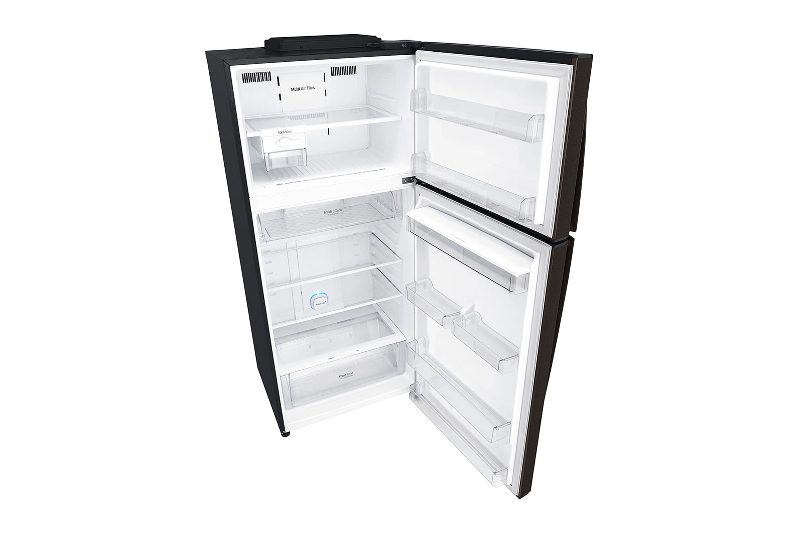 LG 478 L Top Freezer with Inverter Compressor in Black Steel, GT-F4781BL