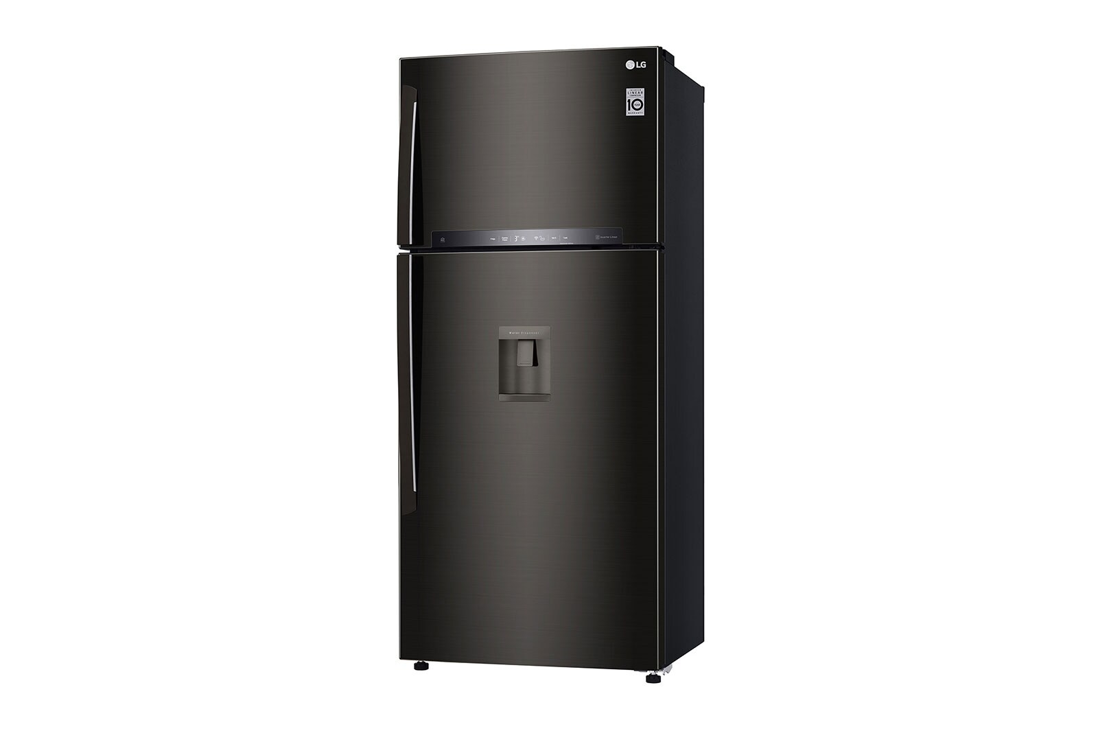LG 478 L Top Freezer with Inverter Compressor in Black Steel, GT-F4781BL