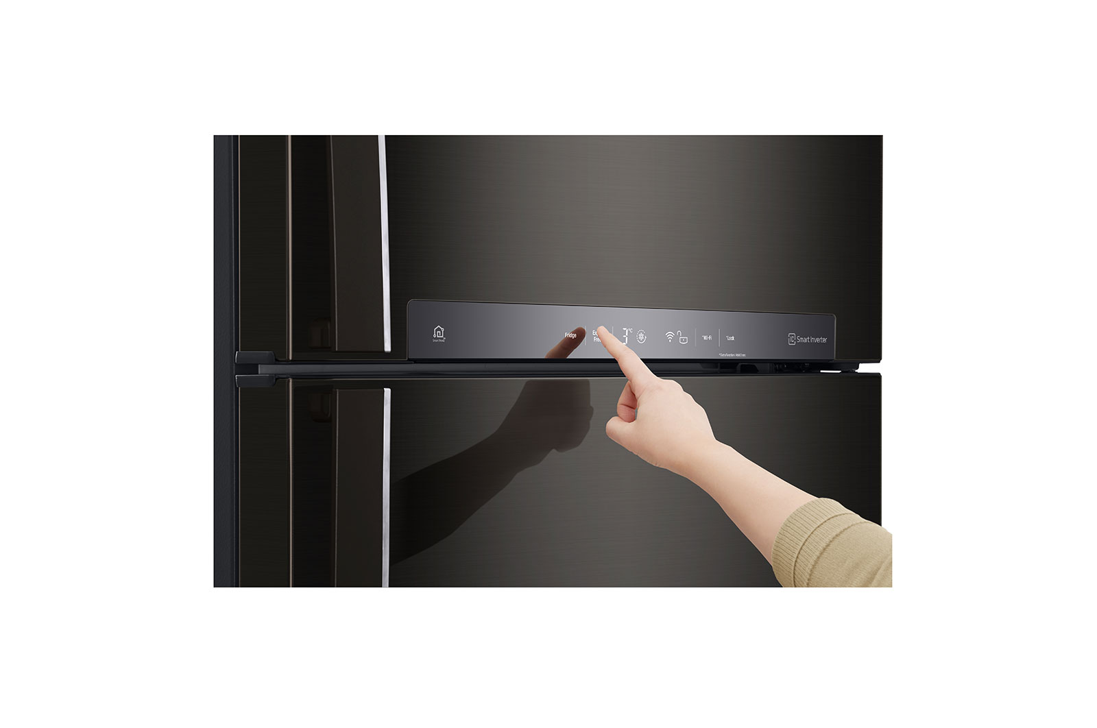 LG 506L Top Freezer with Smart Inverter Compressor™ in Black Steel, GT-M5093BL