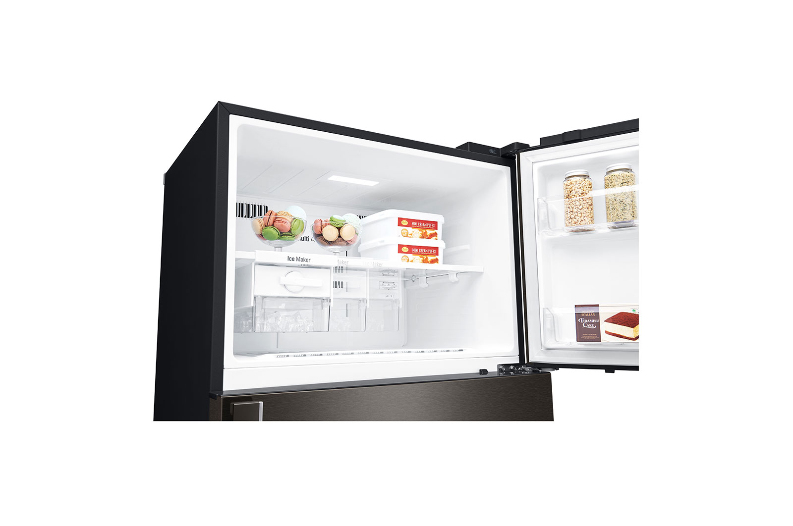 LG 506L Top Freezer with Smart Inverter Compressor™ in Black Steel, GT-M5093BL
