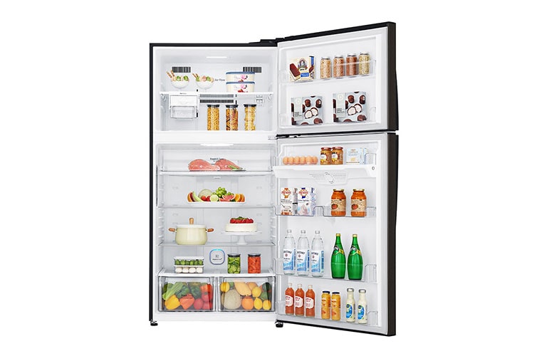 LG 592L Top Freezer with Smart Inverter Compressor™ in Black Steel, GT-M5967BL