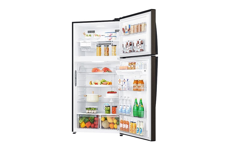 LG 592L Top Freezer with Smart Inverter Compressor™ in Black Steel, GT-M5967BL