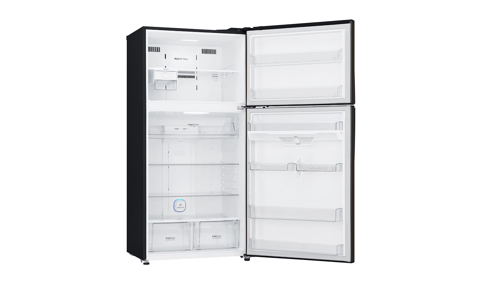 LG 592L Top Freezer with Smart Inverter Compressor™ in Black Steel, GT-M5967BL