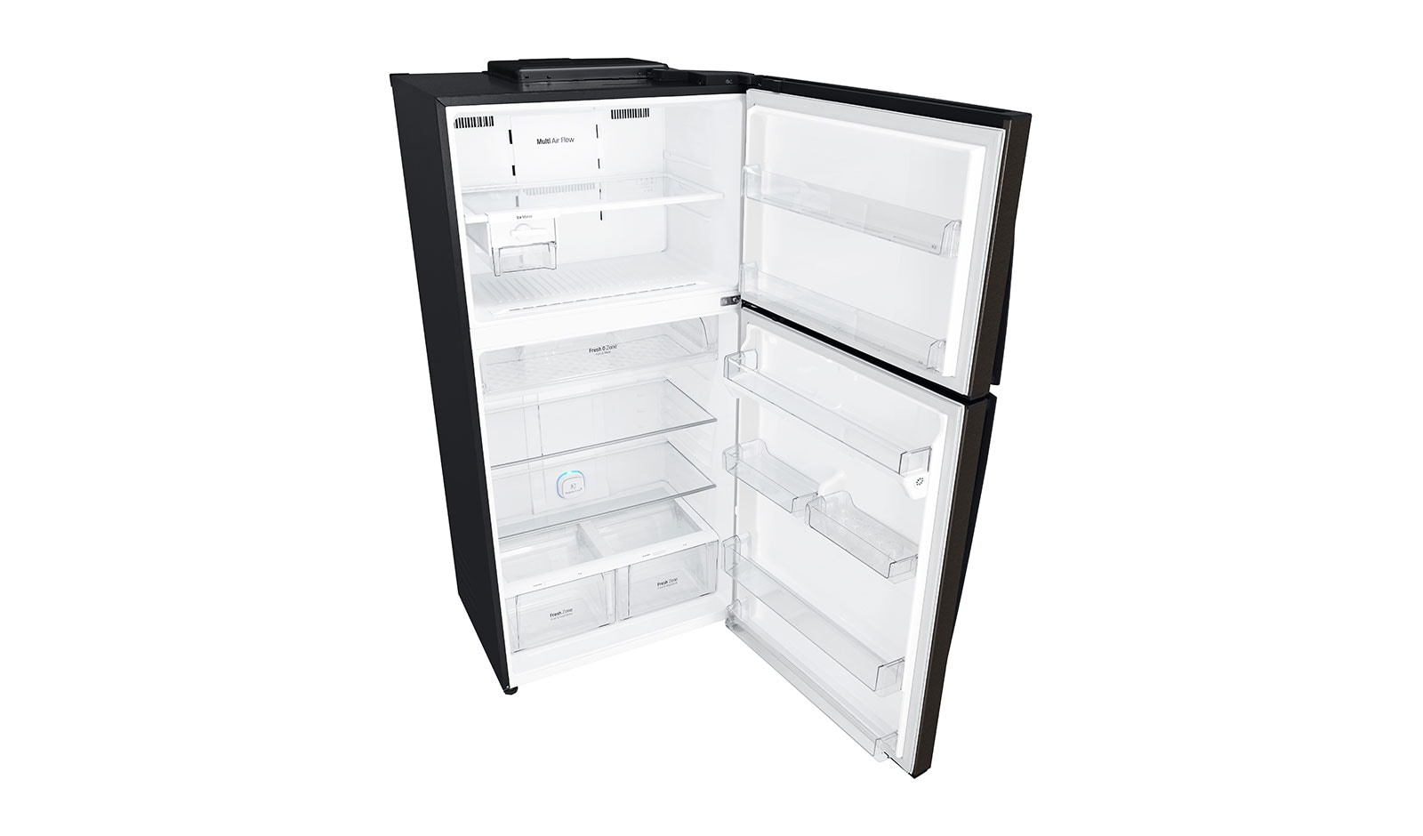LG 592L Top Freezer with Smart Inverter Compressor™ in Black Steel, GT-M5967BL