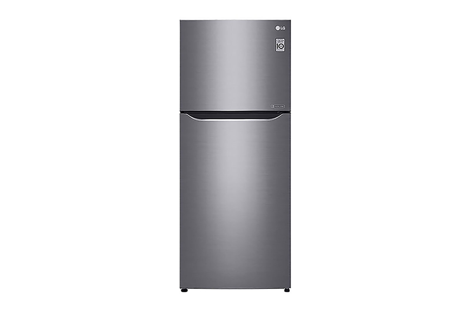 Front view of 393L Top Freezer with Inverter Linear Compressor in Platinum Silver GT-T3867PZ