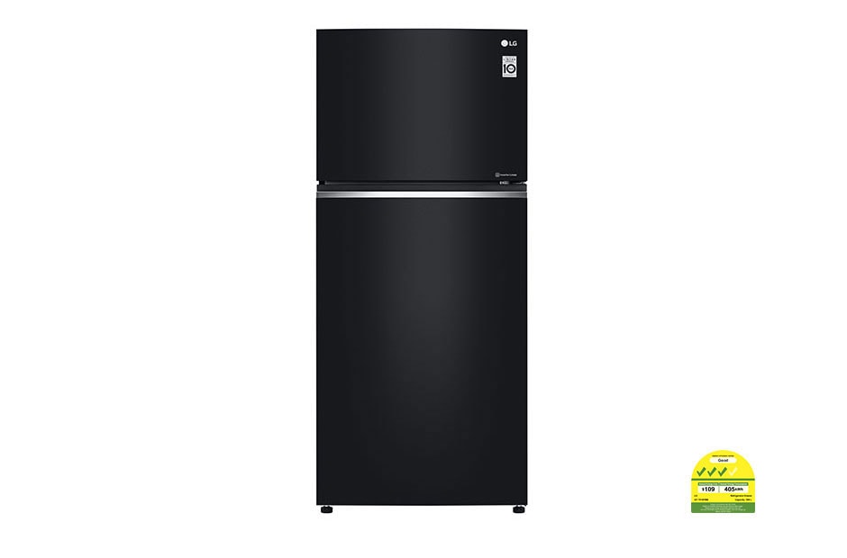 LG 506L Top Freezer with Smart Inverter Compressor™ in Black Mirror, GT-T5107BM