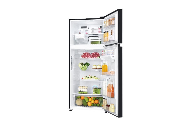 LG 506L Top Freezer with Smart Inverter Compressor™ in Black Mirror, GT-T5107BM