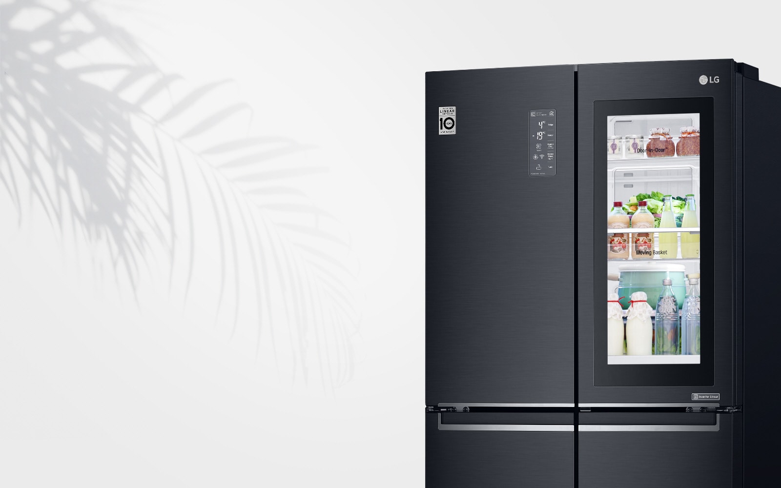 GF-Q6018MT_side-by-side-refrigerators_InstaView-Door-in-Door-open_D
