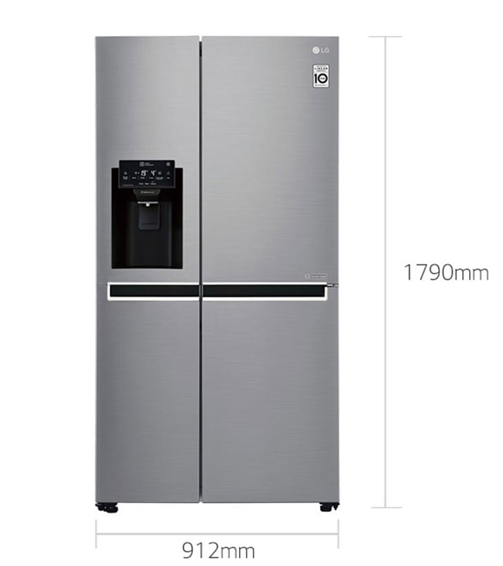 601L side-by-side-fridge with Inverter Linear Compressor in