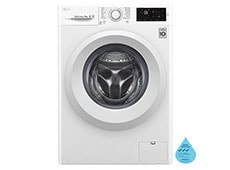 Lave linge HUBLOT SLIM DIRECT DRIVE 8,5KG BLANC/ARGENTÉ - LG