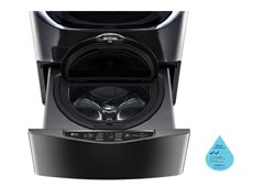 LG Mini Lave-linge Twin Wash Mini FM37E1WH, 3.5 Kg, 700 T/min, 6  programmes, Blanc pas cher 