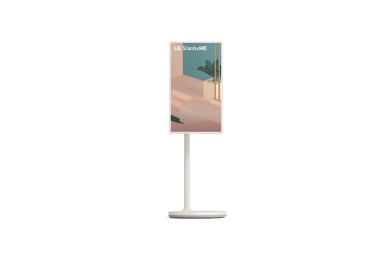 LG StanbyME (27ART10AKPL) | Lifestyle Screen | Movable Wi-Fi Smart Touch Screen with 3 hour battery, 27ART10AKPL
