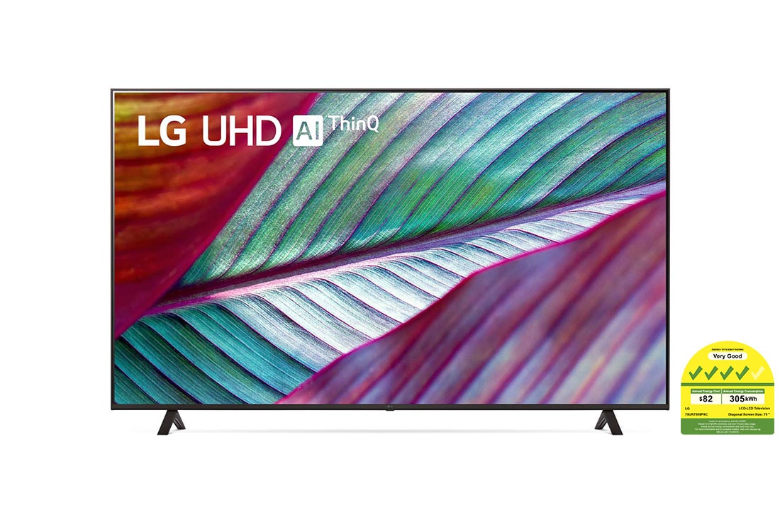 LG UHD TV UR75 75 inch 4K Smart TV | Magic Remote | Wall mounted TV | TV wall design | Ultra HD 4K resolution | AI ThinQ, 75UR7550PSC