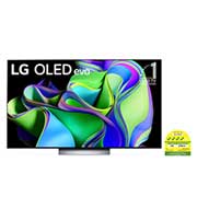 LG OLED evo C3 77 inch TV 4K Smart TV 2023 | Wall mounted TV | TV wall design | Ultra HD 4K resolution | AI ThinQ, OLED77C3PSA