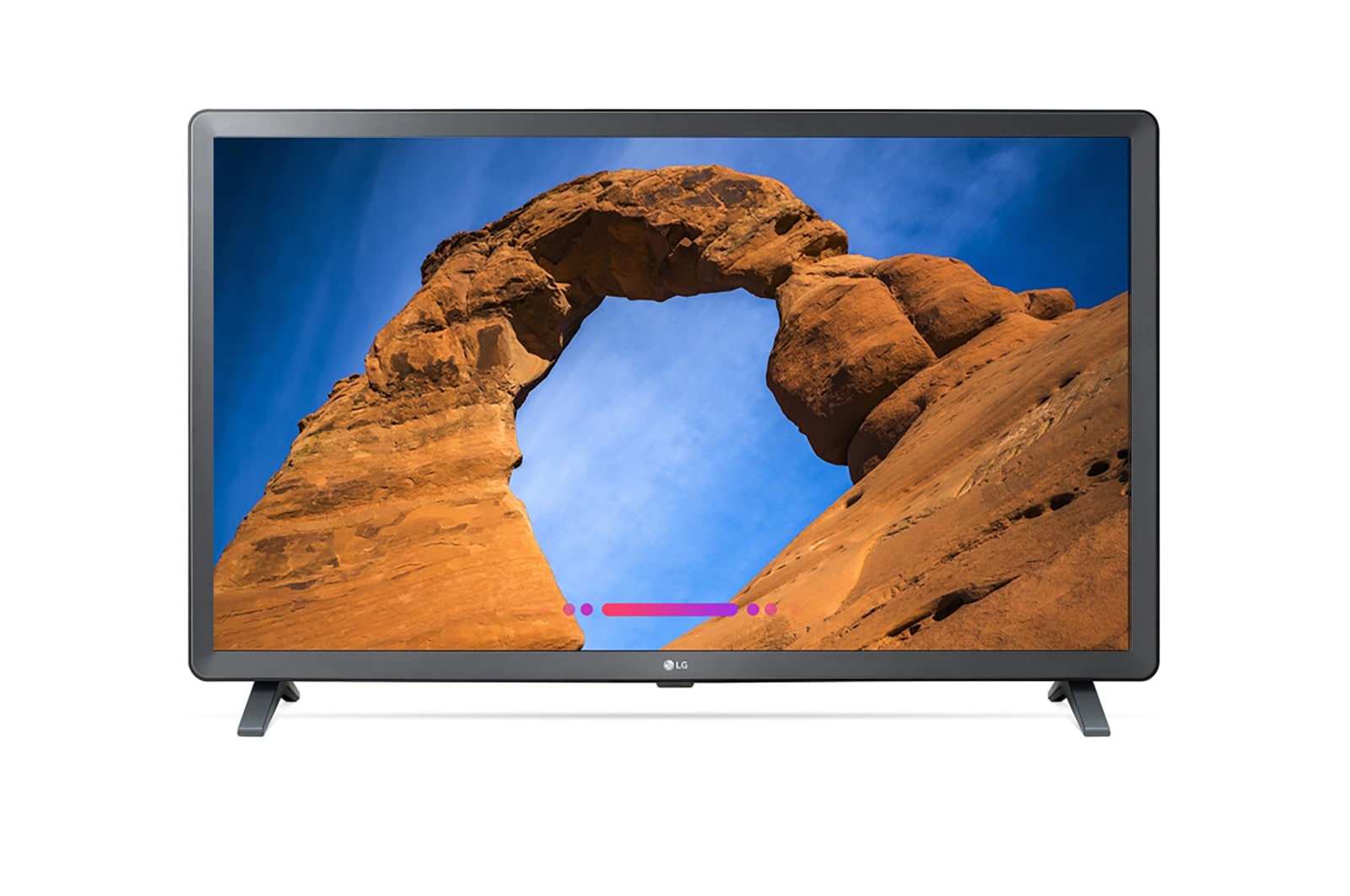 Front view of 32” Full HD TV 32LK610BPTB