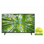 LG UHD TV UQ80 43 inch 4K Smart TV | Magic Remote | Small TV | Ultra HD 4K resolution | AI ThinQ, 43UQ8050PSB