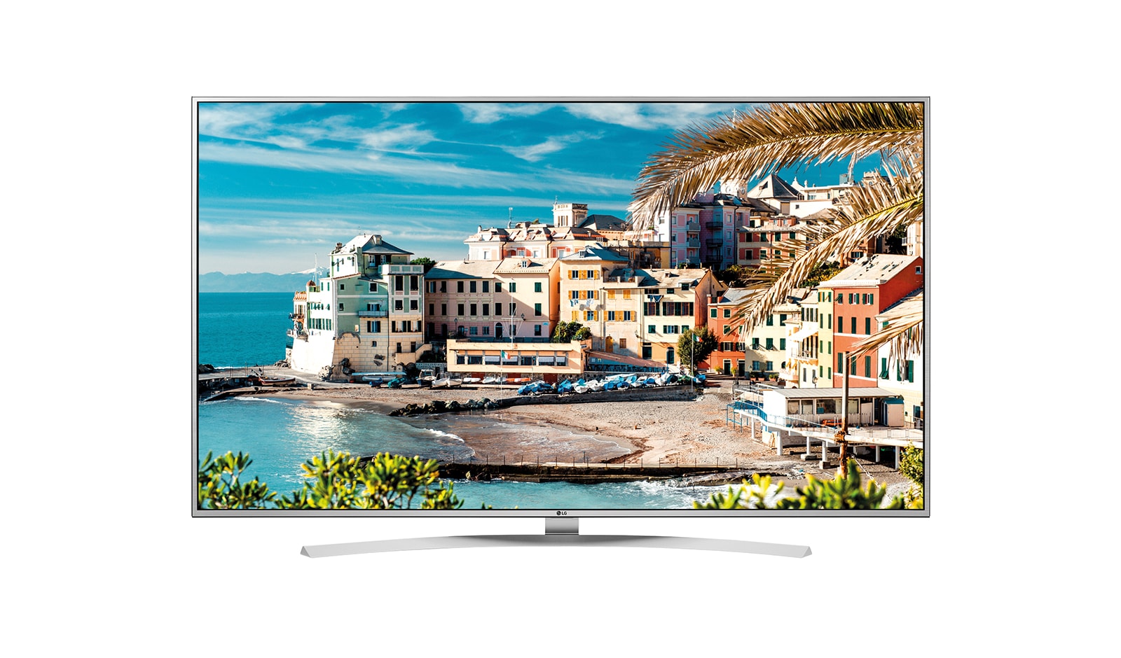 Front view of LG 49” SUPER UHD TV 49UH770T