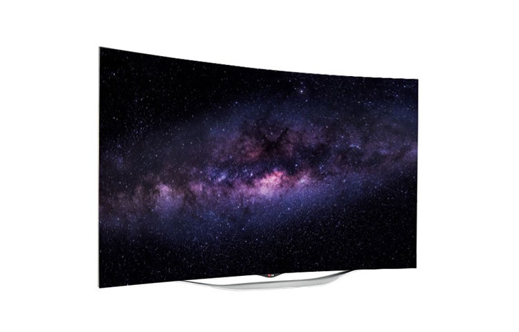 Front view of LG Curved OLED TV 55''EC930T 55EC930T