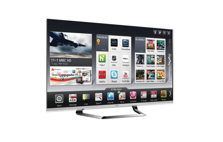 LG 55LM7600 Cinema 3D Smart TV, 55LM7600