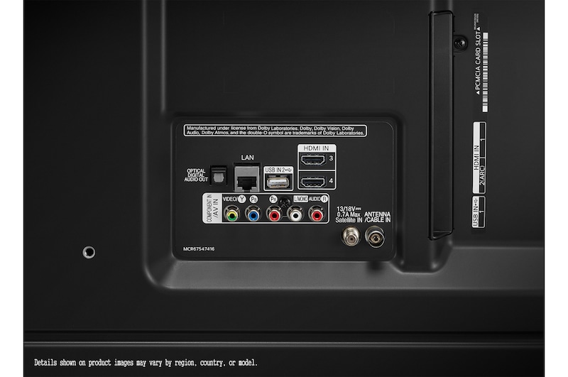 LG UN8000 55" UHD 4K TV, 55UN8000PTA