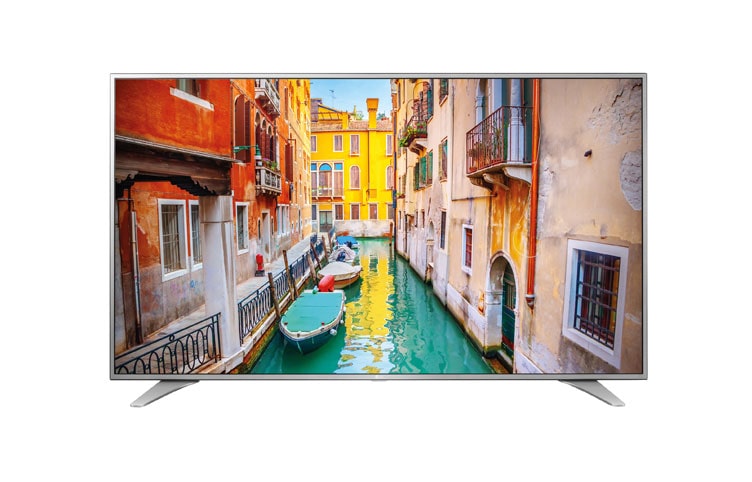 Front view of LG 60” UHD 4K TV 60UH650T