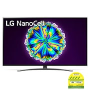 Front view of LG NANO86 65" NanoCell 4K TV 65NANO86TNA