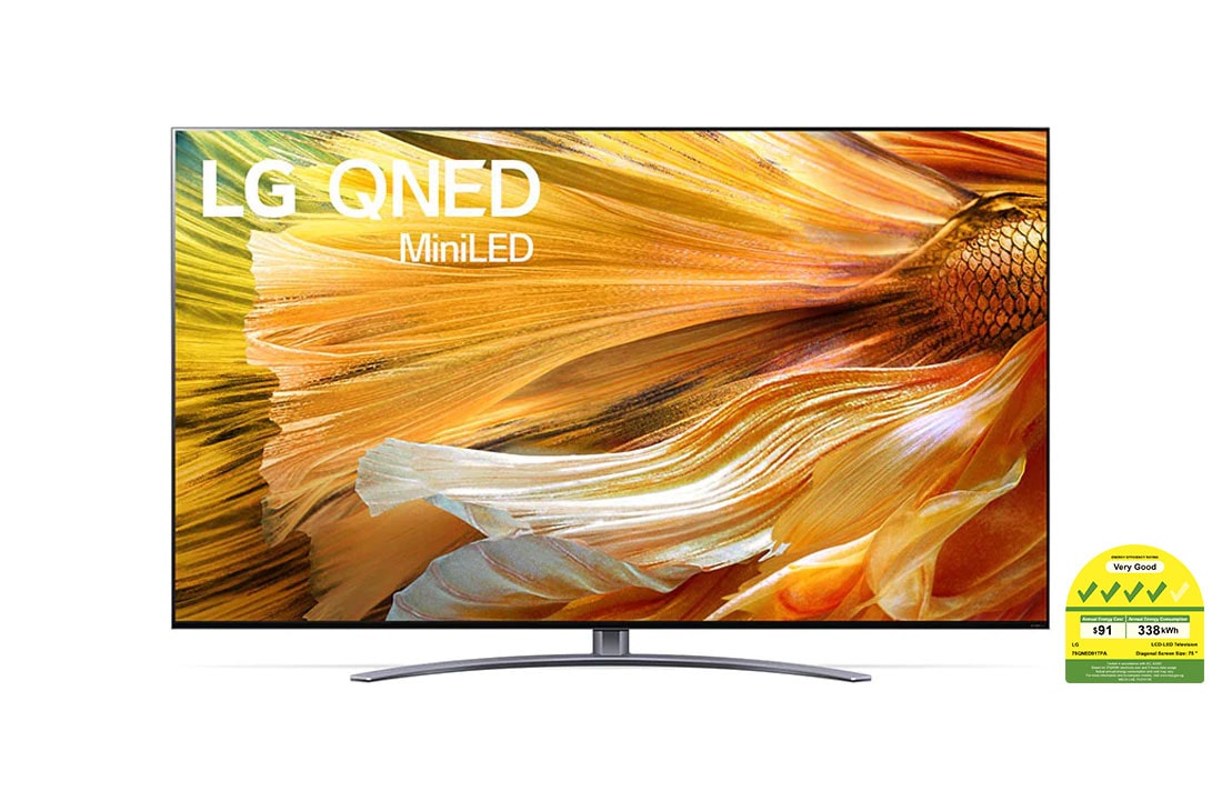 LG QNED TV Mini LED QNED91 75 inch 4K Smart TV | Wall mounted TV