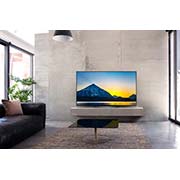 Front view of 55”​ ​OLED​ ​B8​ ​TV​​​​ OLED55B8STB