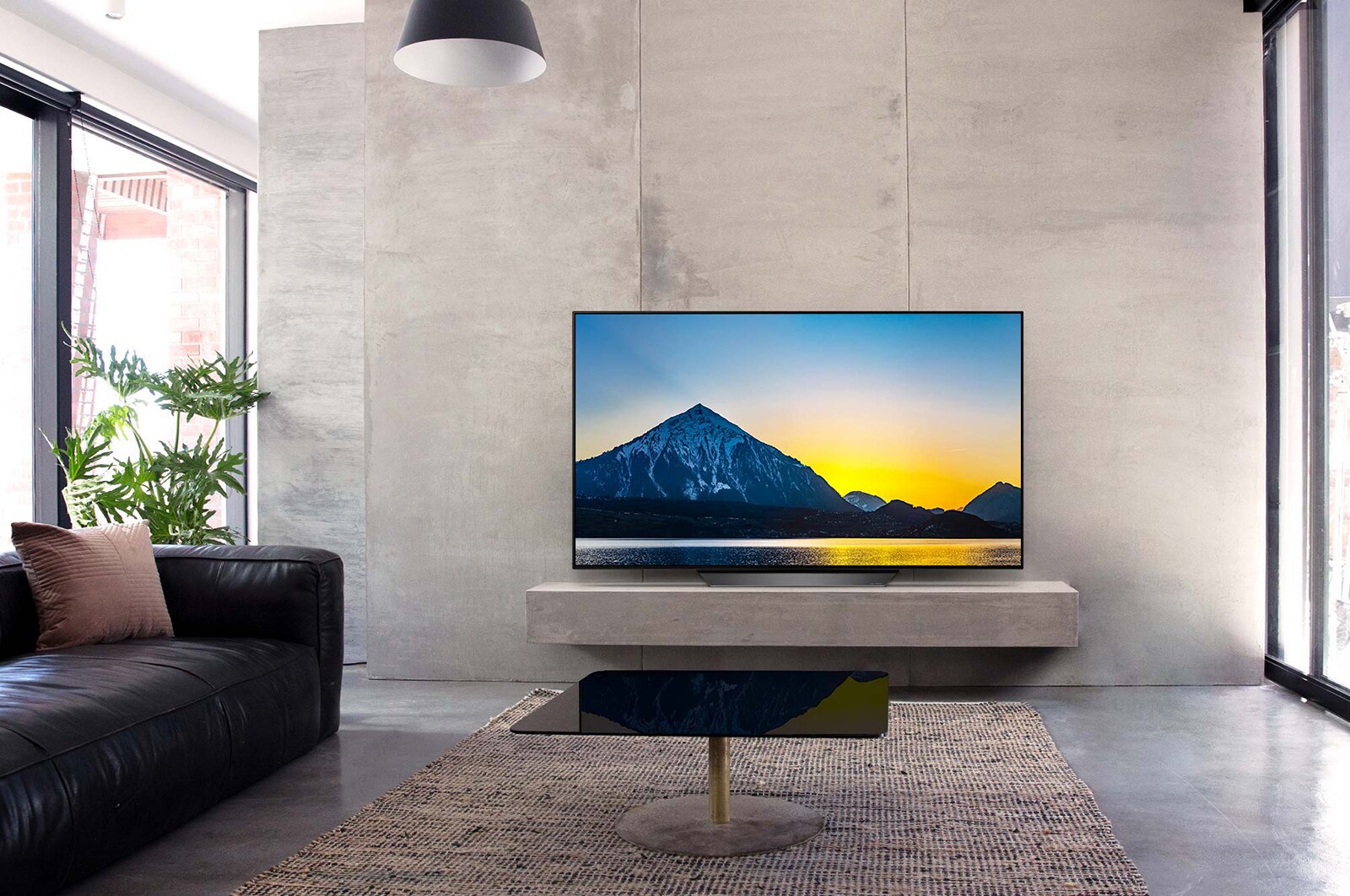 Front view of 55”​ ​OLED​ ​B8​ ​TV​​​​ OLED55B8STB