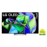 LG OLED evo C3 55 inch TV 4K Smart TV 2023 | Wall mounted TV | TV wall design | Ultra HD 4K resolution | AI ThinQ