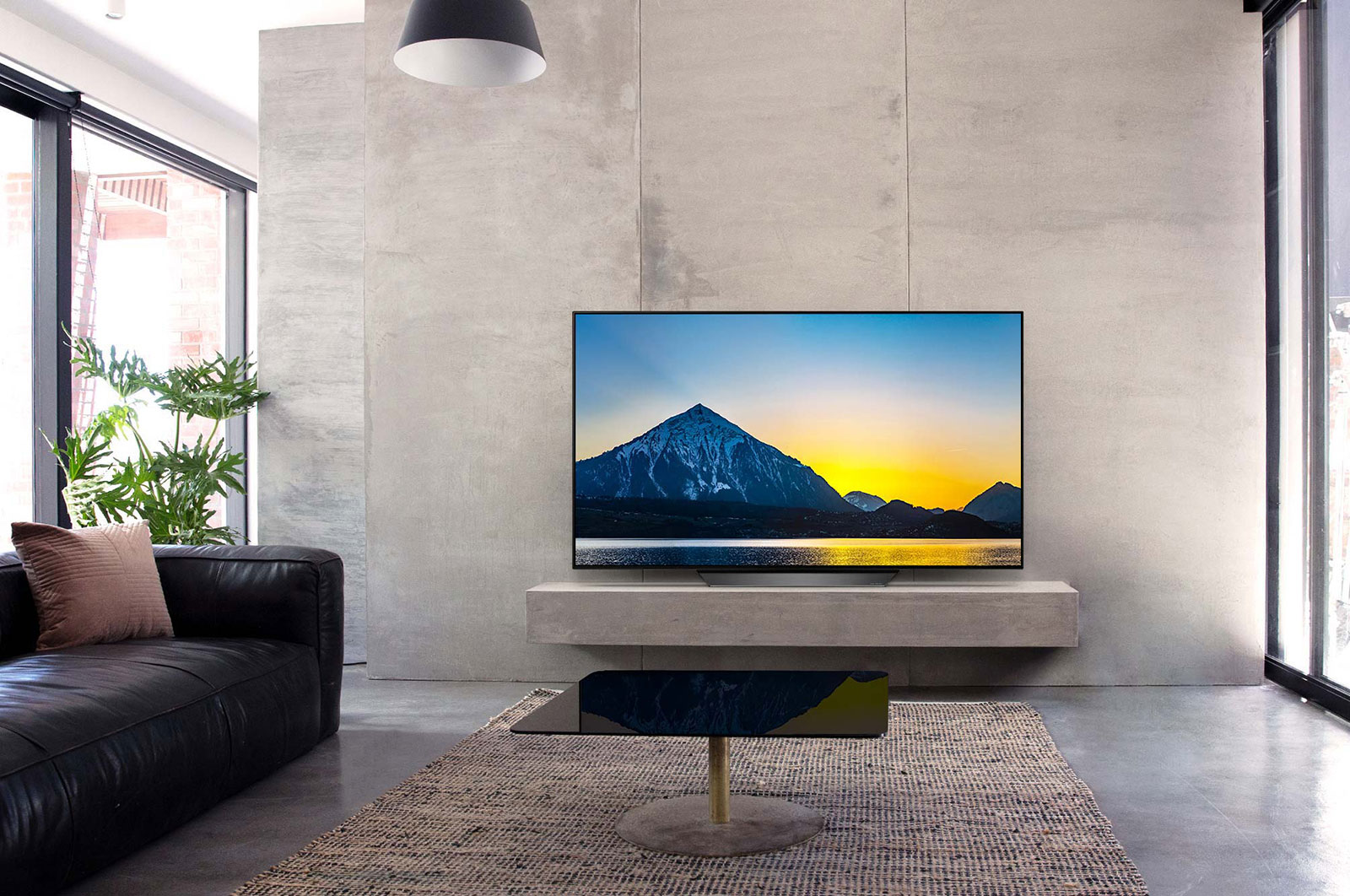 Front view of 65”​ ​OLED​ ​B8​ ​TV​​​​ OLED65B8STB