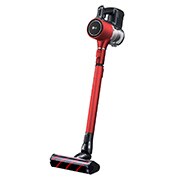 Front view of LG CordZero Cordless Handstick Vacuum Cleaner in Bohemian Red A9PETNBED