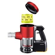 LG CordZero Cordless Handstick Vacuum Cleaner in Bohemian Red, A9PETNBED