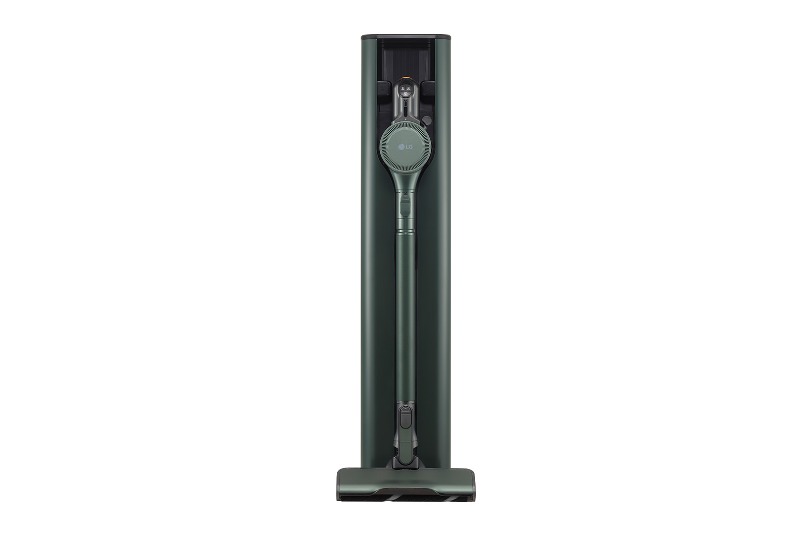LG Objet Collection | LG CordZero® A9 Kompressor™ Cordless Handstick with All-in-One Tower™ (Calming Green), A9T-STEAM