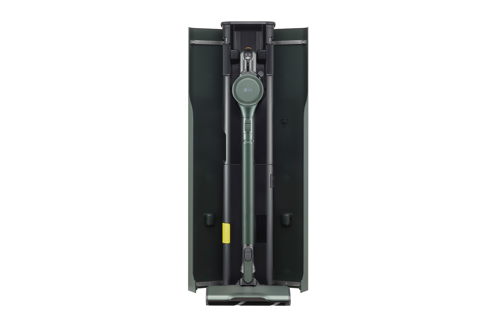 LG Objet Collection | LG CordZero® A9 Kompressor™ Cordless Handstick with All-in-One Tower™ (Calming Green), A9T-STEAM