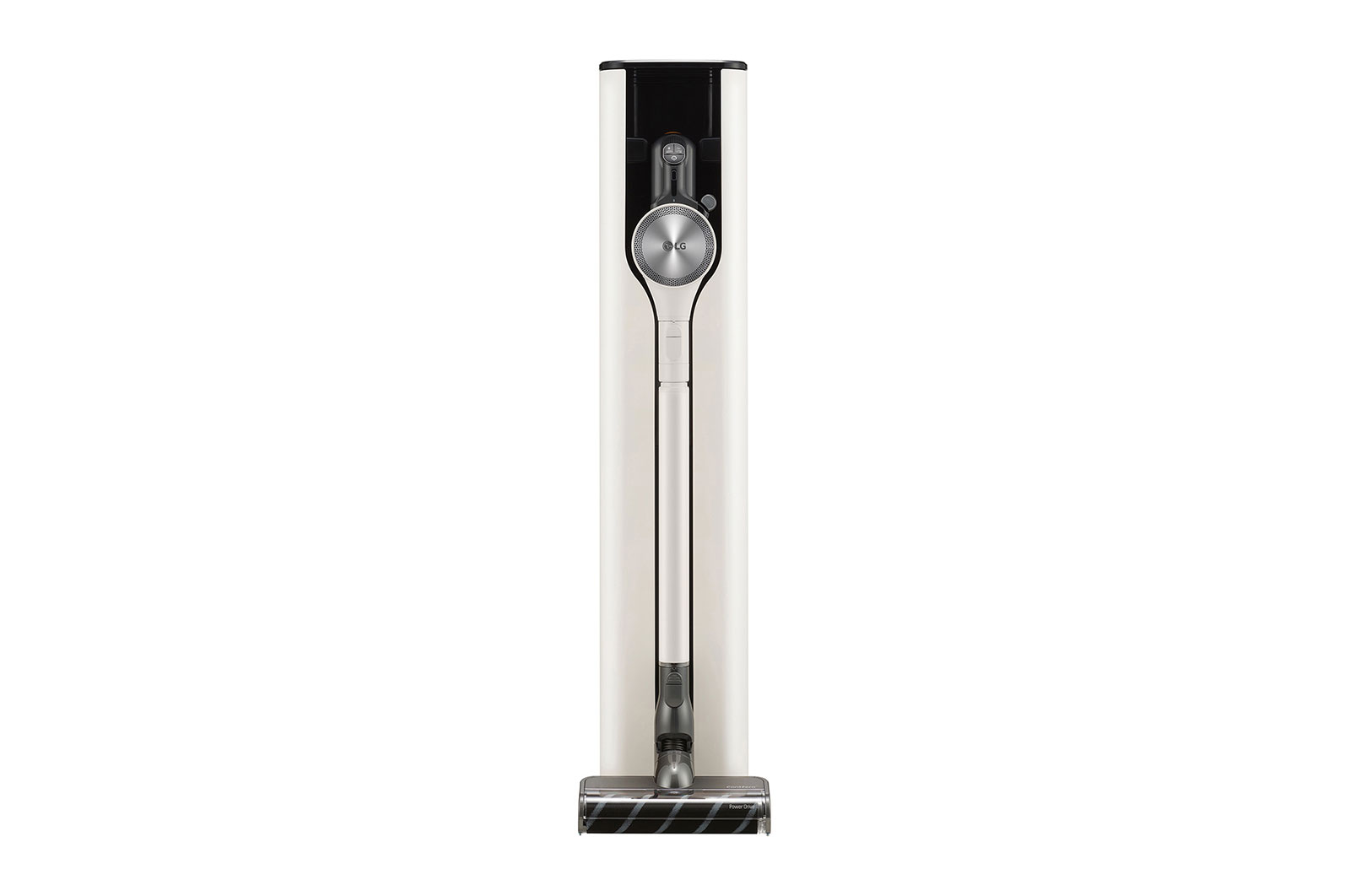 LG Objet Collection | LG CordZero® A9 Kompressor™ Cordless Handstick with All-in-One Tower™ (Calming Beige), A9T-ULTRA