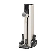 LG Objet Collection | LG CordZero™ A9 Kompressor™ Cordless Handstick with All-in-One Tower™ (Calming Beige), A9T-ULTRA