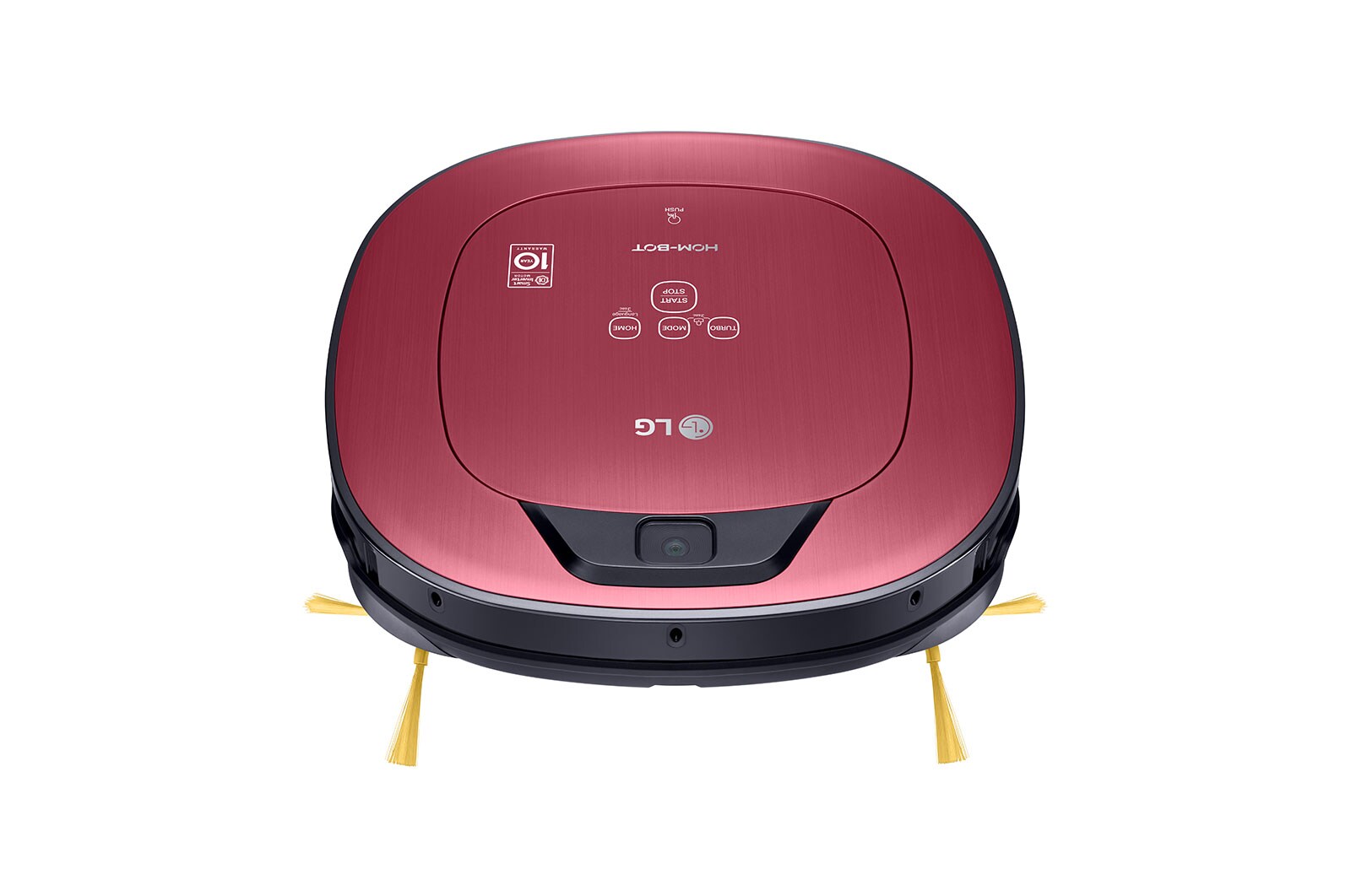 LG Hom-Bot Square Robotic Vacuum Cleaner in Metal Red, VR66800VWP